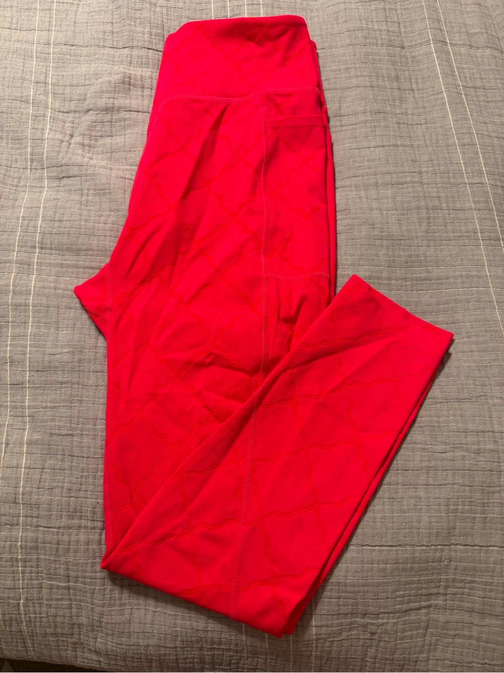 SheFit Woven Jacquard High Compression Leggings
